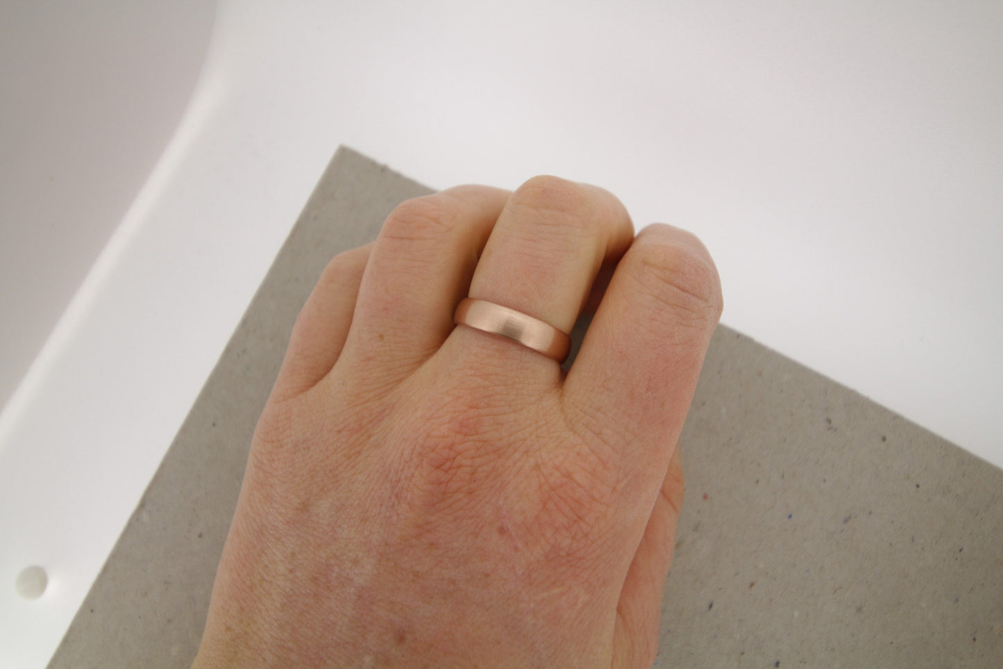 Rotgold Eheringe (333/585/750) | schlicht und matt