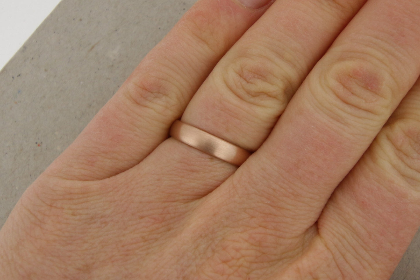 Rotgold Eheringe (333/585/750) | schlicht und matt