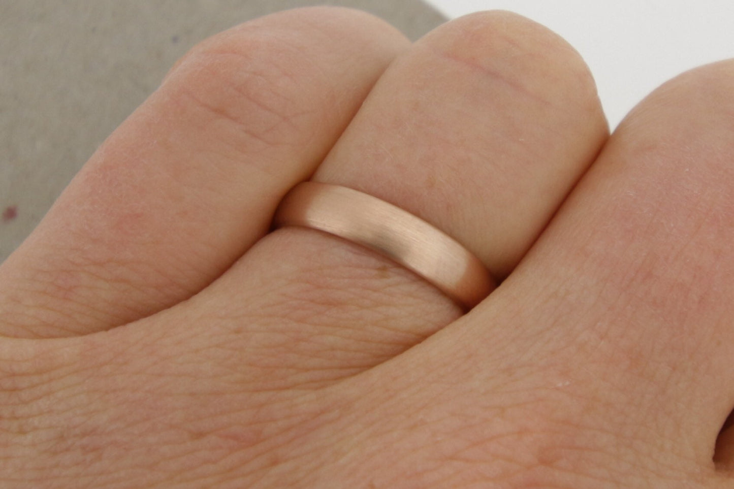 Rotgold Eheringe (333/585/750) | schlicht und matt