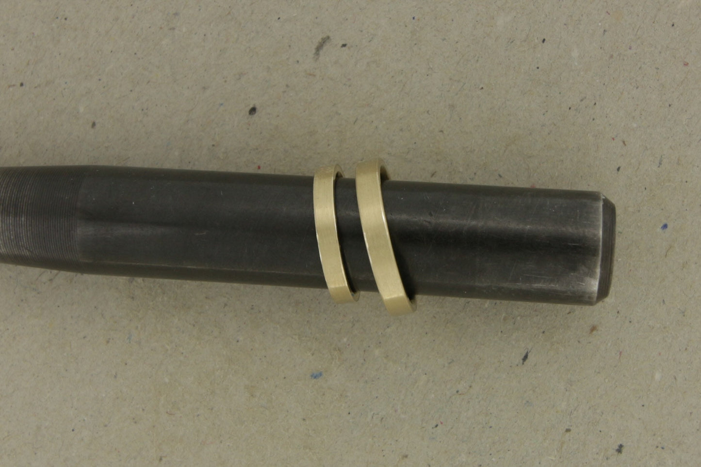 Eheringe Gelbgold gerade und eckig gearbeitet in 585 Gelbgold 2,5 mm und 3 mm