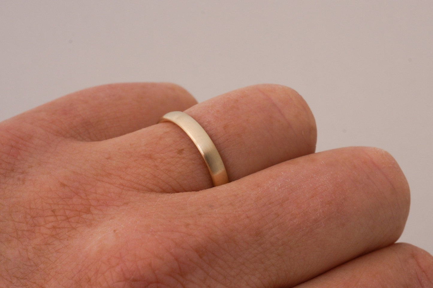 Gelbgold Eheringe (333/585/750/Fairtrade) | schlicht | matt - Goldschmiede Miret