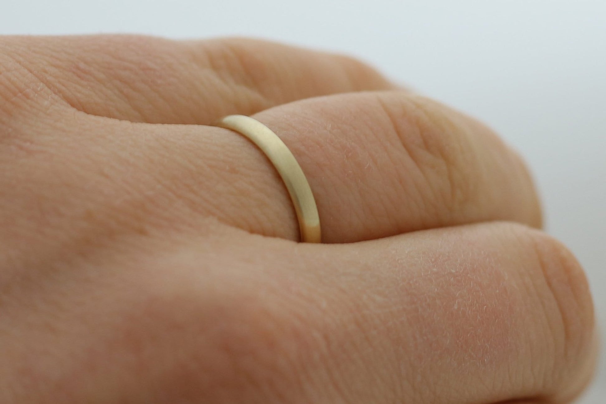 Gelbgold Eheringe (333/585/750/Fairtrade) | schlicht und matt - Goldschmiede Miret