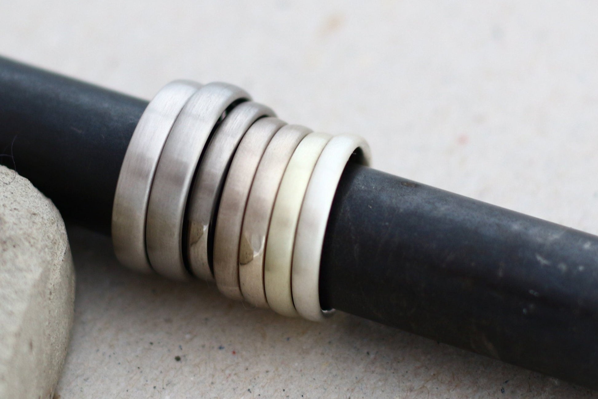 Platin Eheringe (600/952) | schlicht - Goldschmiede Miret