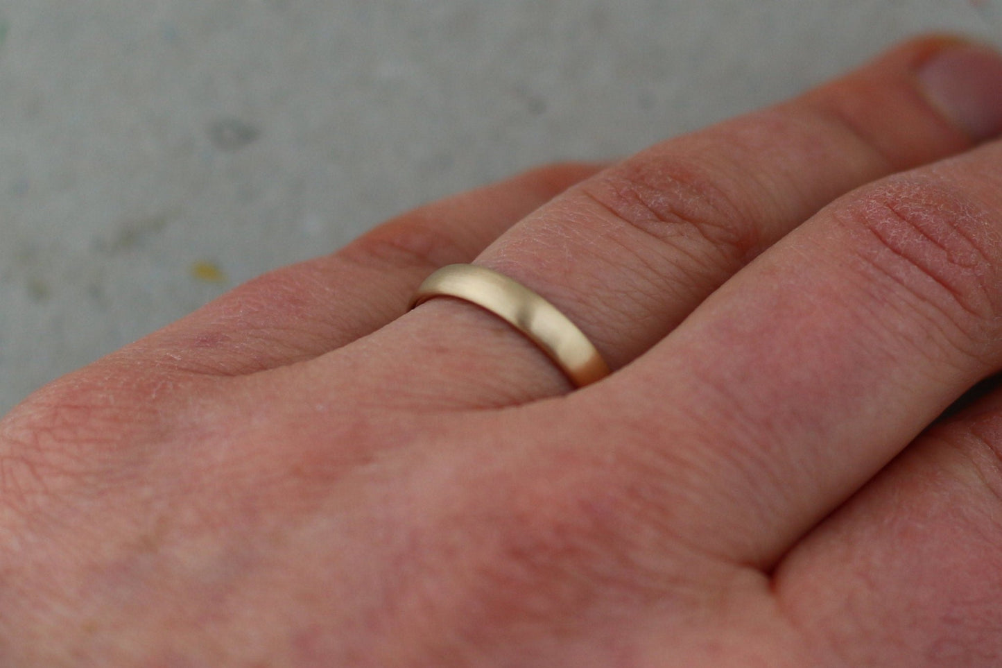 Roségold Eheringe (333/585/750) | gehämmert, oval ,rund, abgerundet, gewölbt - Goldschmiede Miret