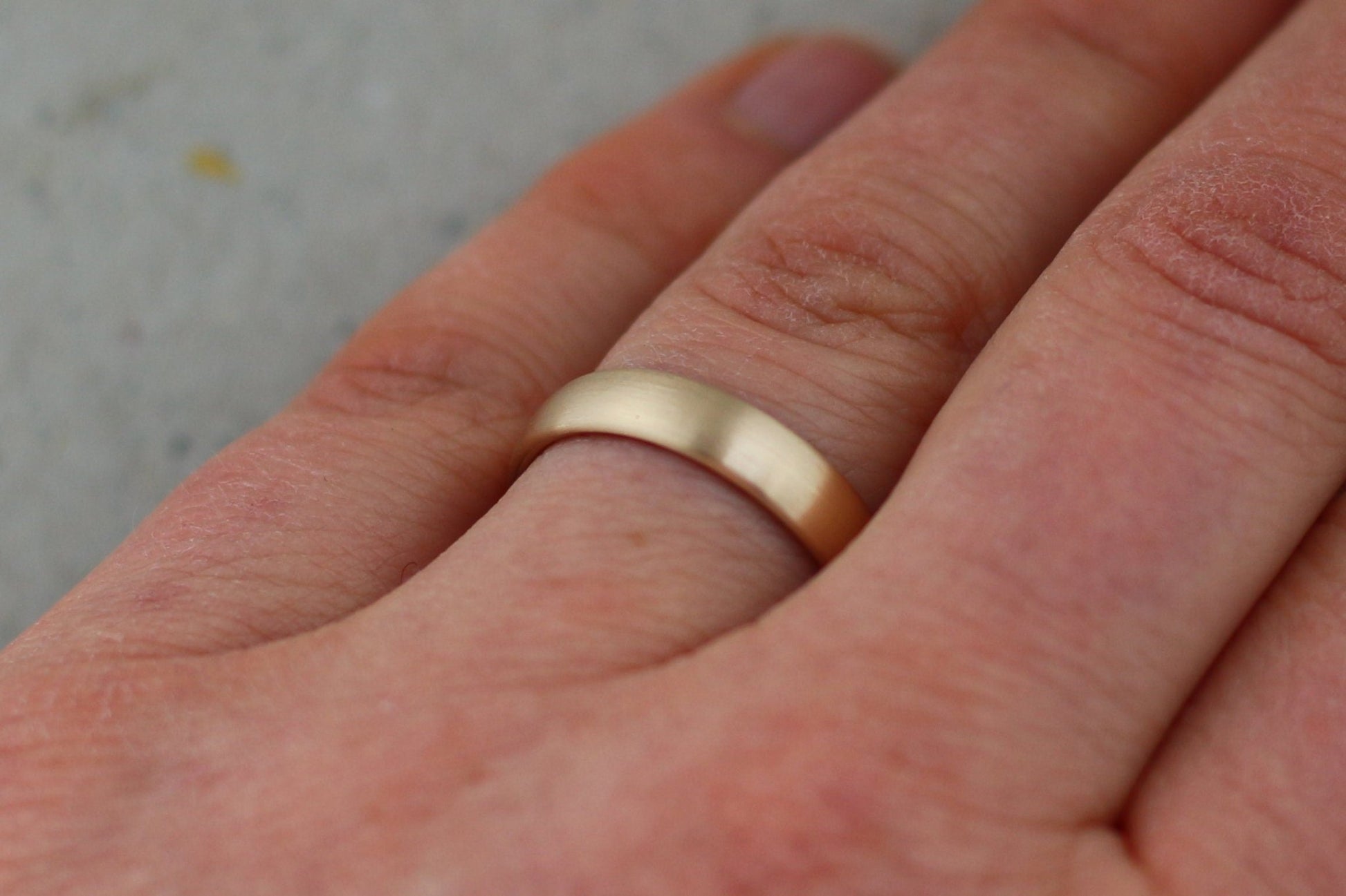 Roségold Eheringe (333/585/750) | gehämmert, oval ,rund, abgerundet, gewölbt - Goldschmiede Miret