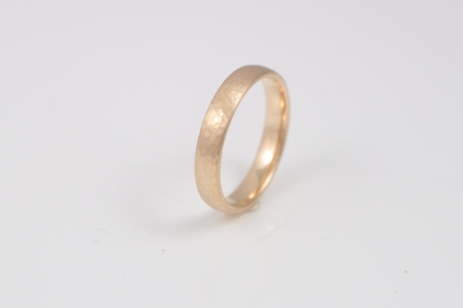 Roségold Eheringe (333/585/750) | gehämmert, oval, rund, abgerundet, gewölbt - Goldschmiede Miret