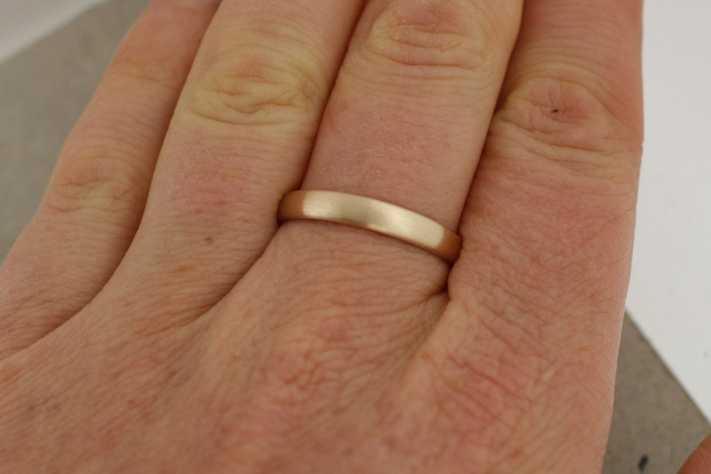 Rotgold Eheringe (585) - Goldschmiede Miret