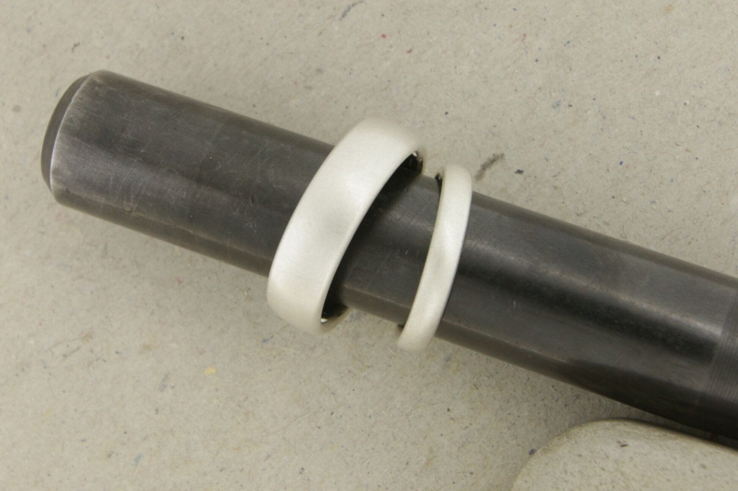 Silber Eheringe (925) | breit und schmal | matt, oval, gerundet, klassisch, schlicht - Goldschmiede Miret