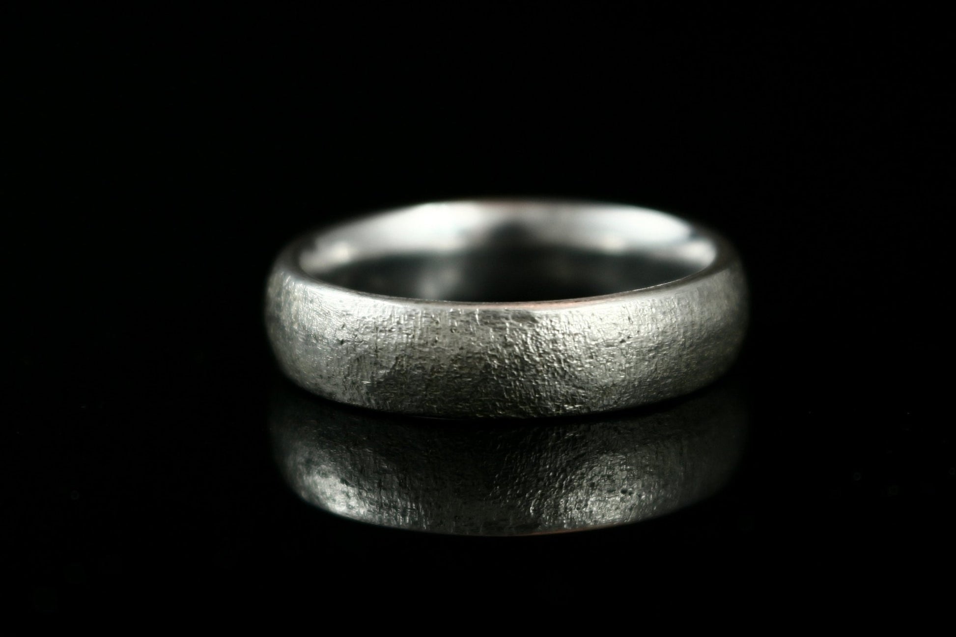 Silber Eheringe (925) | gefräste Oberfläche | Struktur - Goldschmiede Miret