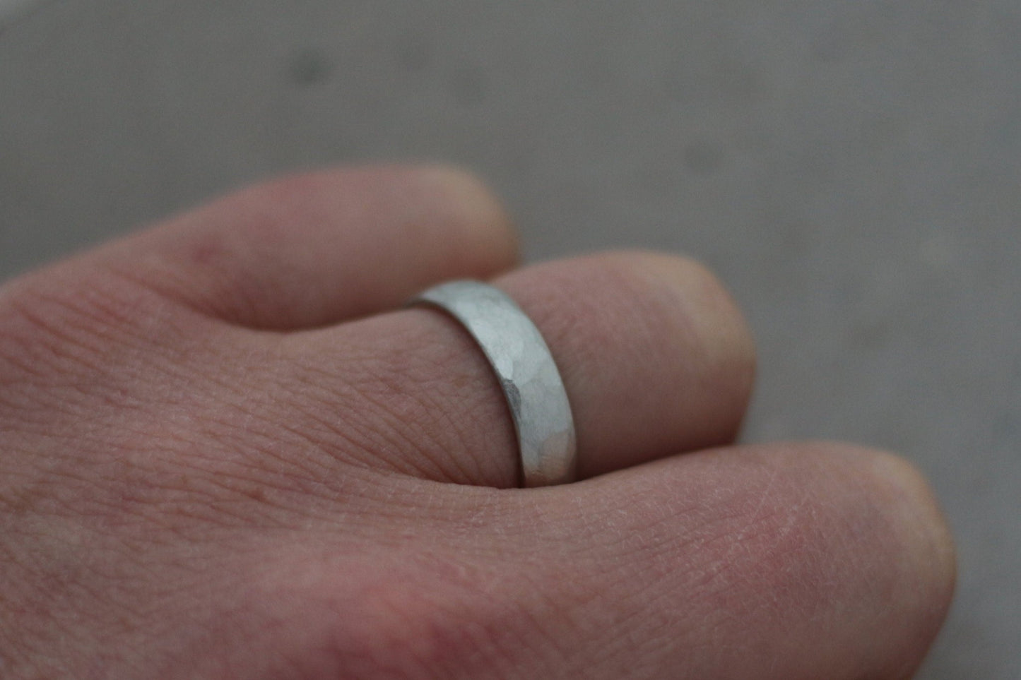 Silber Eheringe (925) | gehämmerter Oberfläche - Goldschmiede Miret