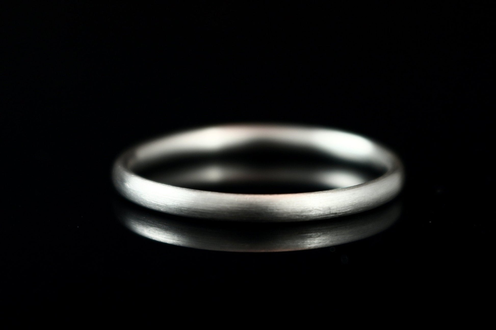 Silber Eheringe (925) | schlicht | 2 mm | schmal | oval, gerundet, klassisch - Goldschmiede Miret