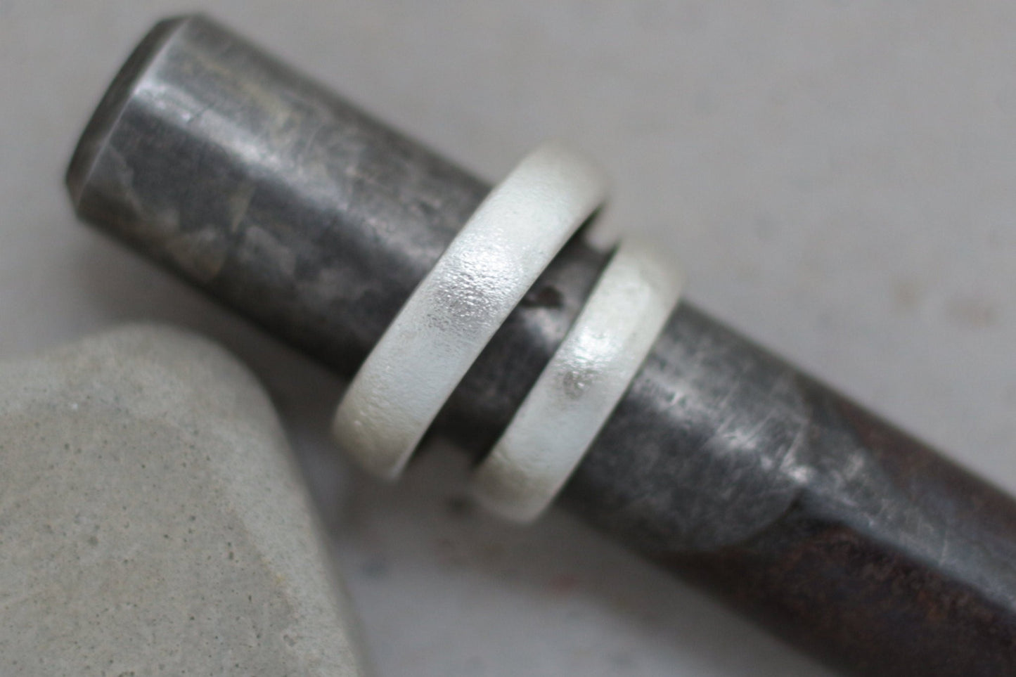 Silber Eheringe (925) | schlicht und breit - Goldschmiede Miret