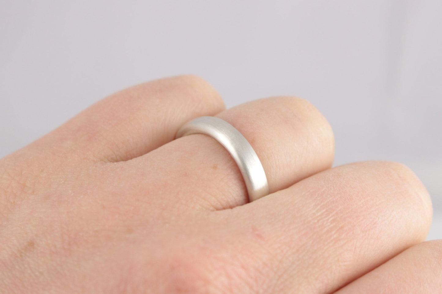 Silber Eheringe (925) | schlichte Trauringe | 3 mm und 4 mm | oval, gerundet, klasische - Goldschmiede Miret