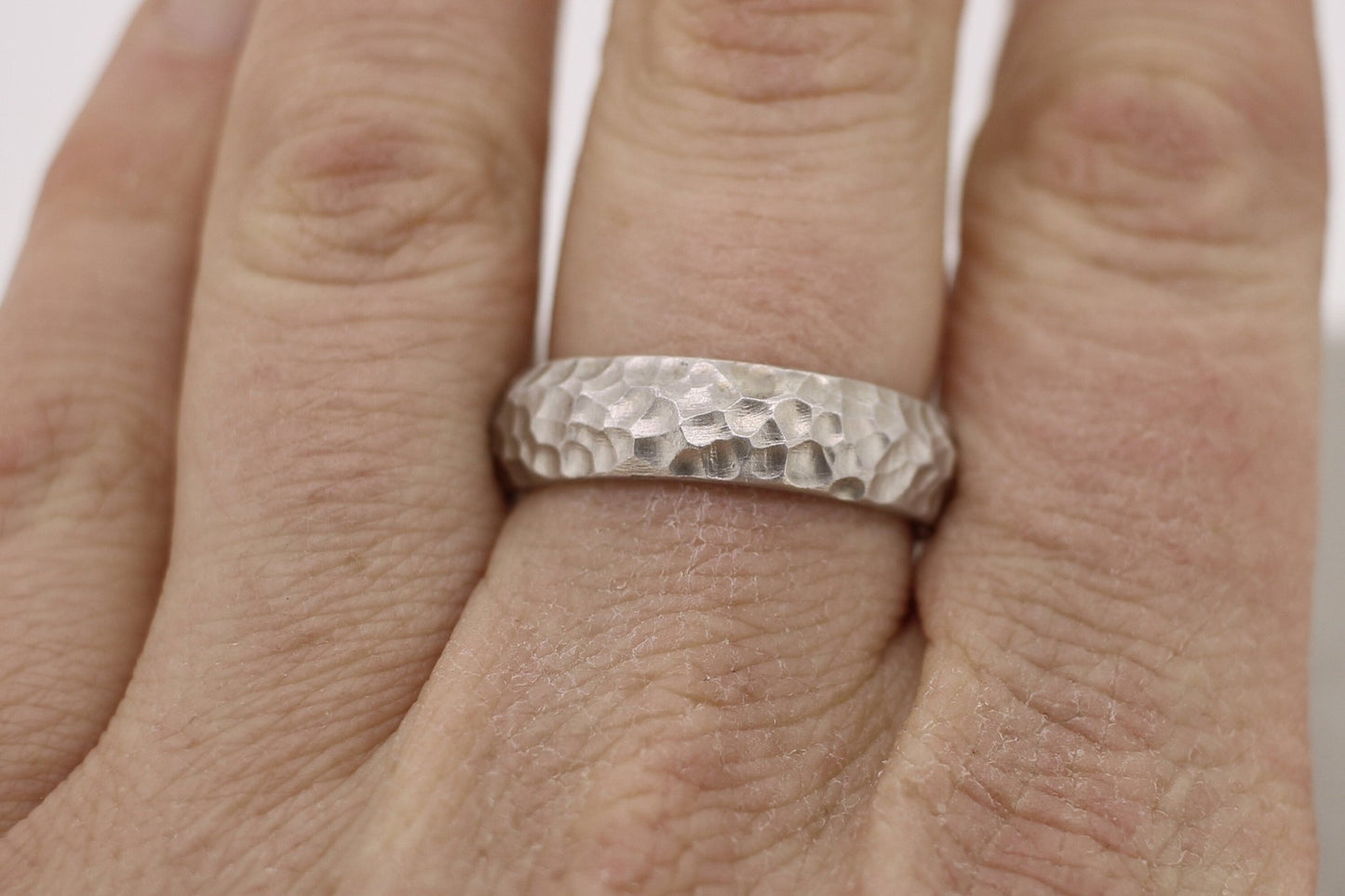 Silberring | Männerring | Oberflächenstruktur - Goldschmiede Miret