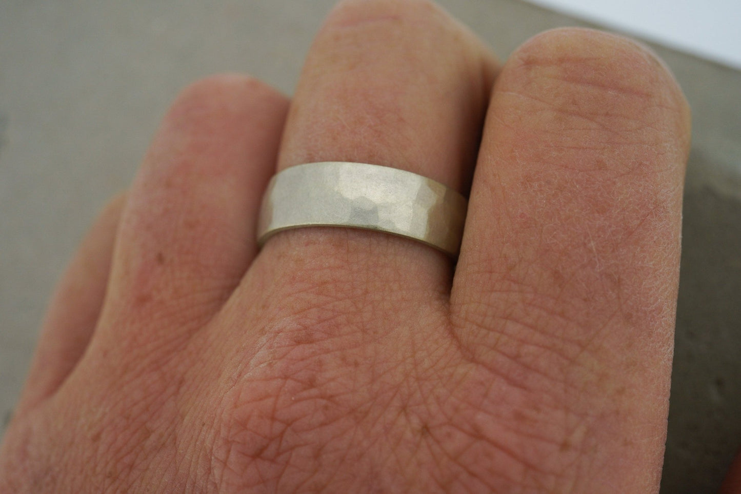 Silberweißgold Eheringpaar (333) - Goldschmiede Miret