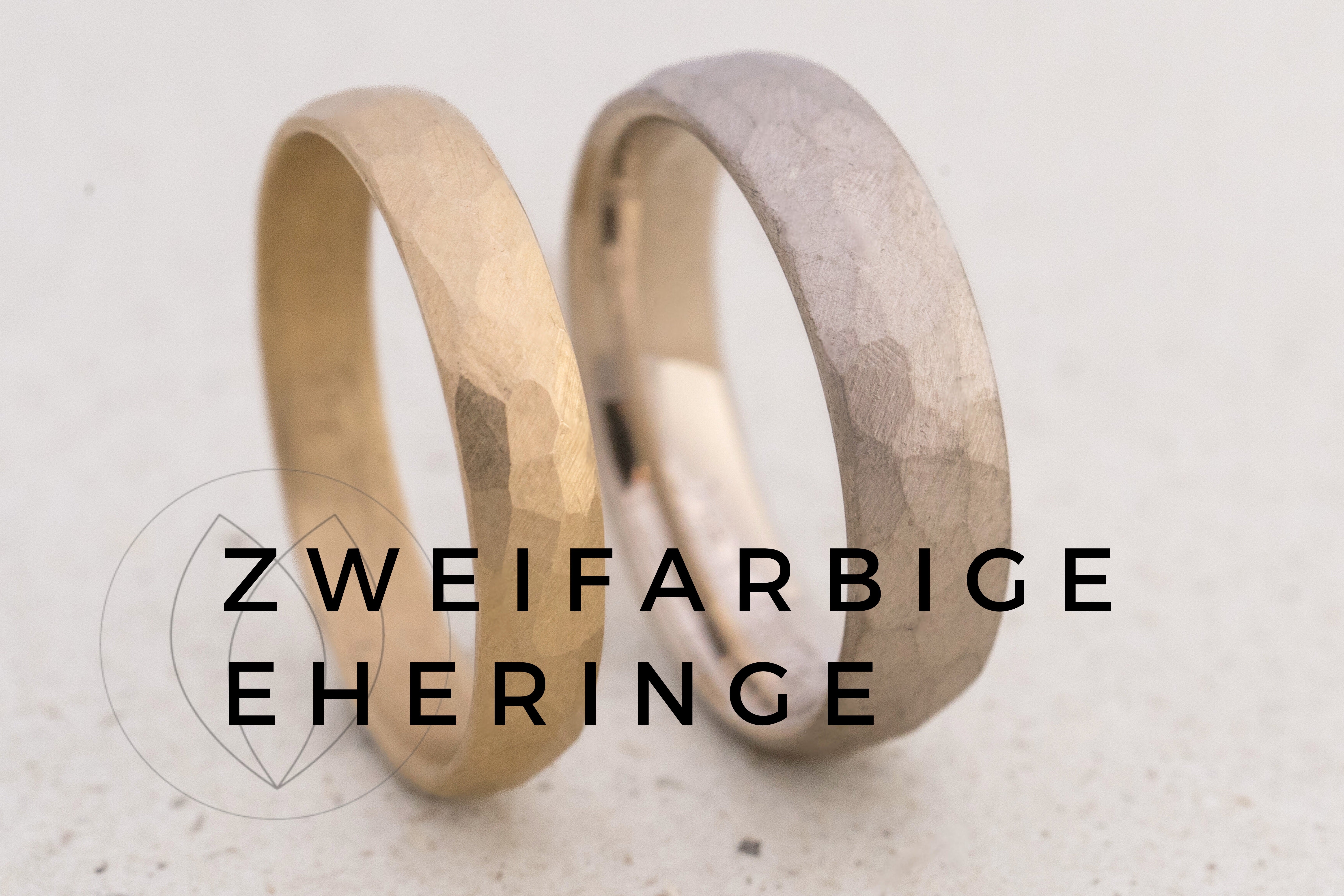 Zweifarbige Eheringe – Goldschmiede Miret
