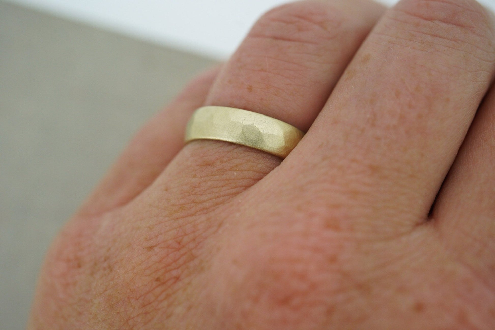 Gelbgold (333/585/750) Eheringpaar | gehämmert - Goldschmiede Miret