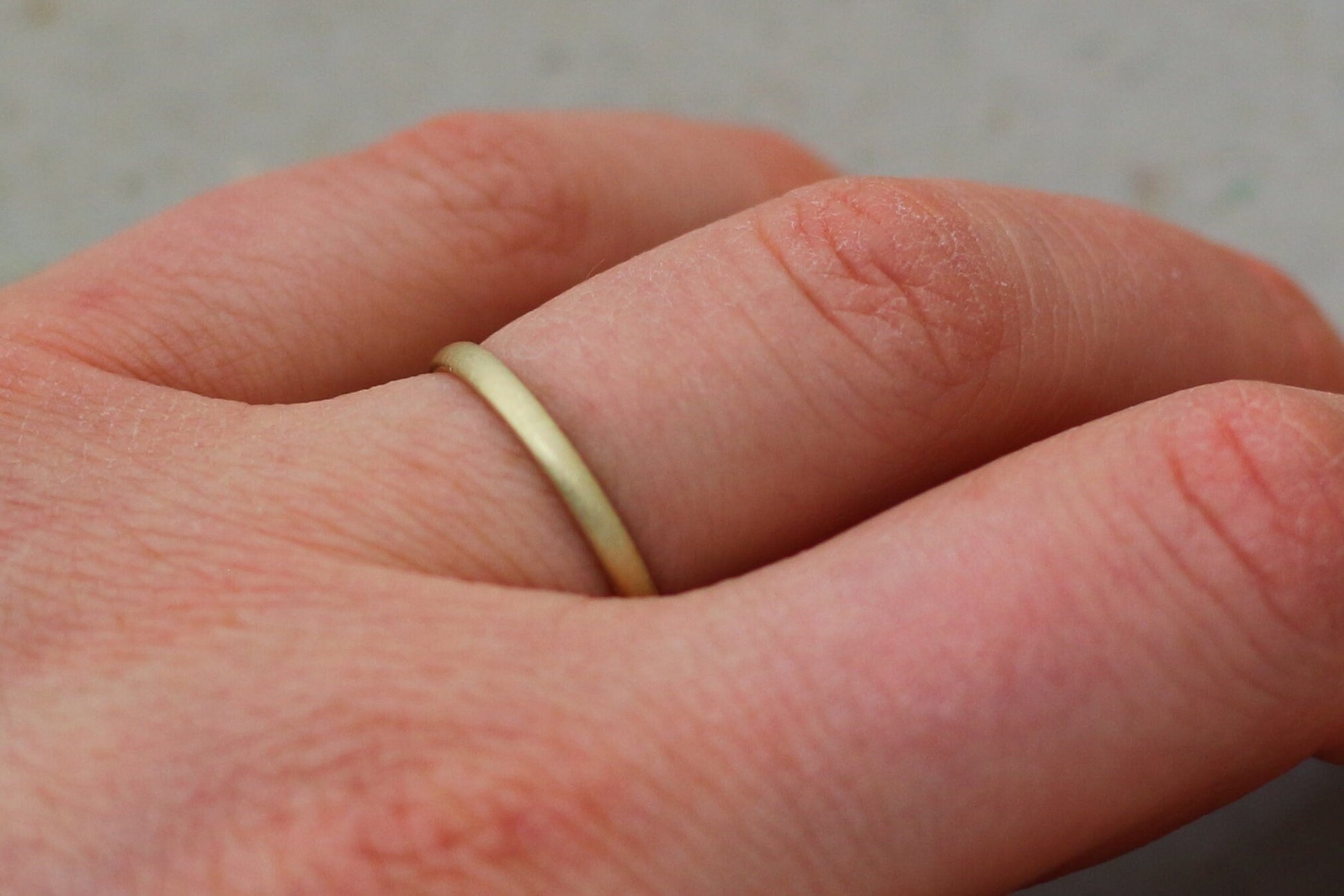Gelbgold Eheringe (333/585/750) | schmal, breit, schlicht,gewölbt - Goldschmiede Miret