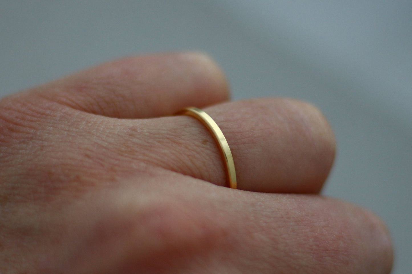 Gelbgold Eheringe (333/585/750/Fairtrade) |1,5mm schmal | gerades Profil - Goldschmiede Miret