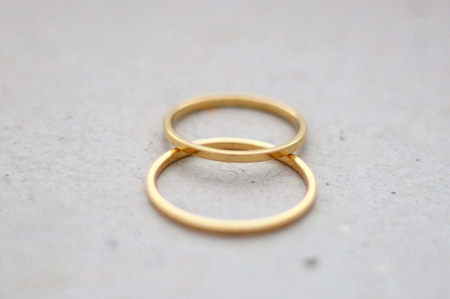 Gelbgold Eheringe (333/585/750/Fairtrade) |1,5mm schmal | gerades Profil - Goldschmiede Miret