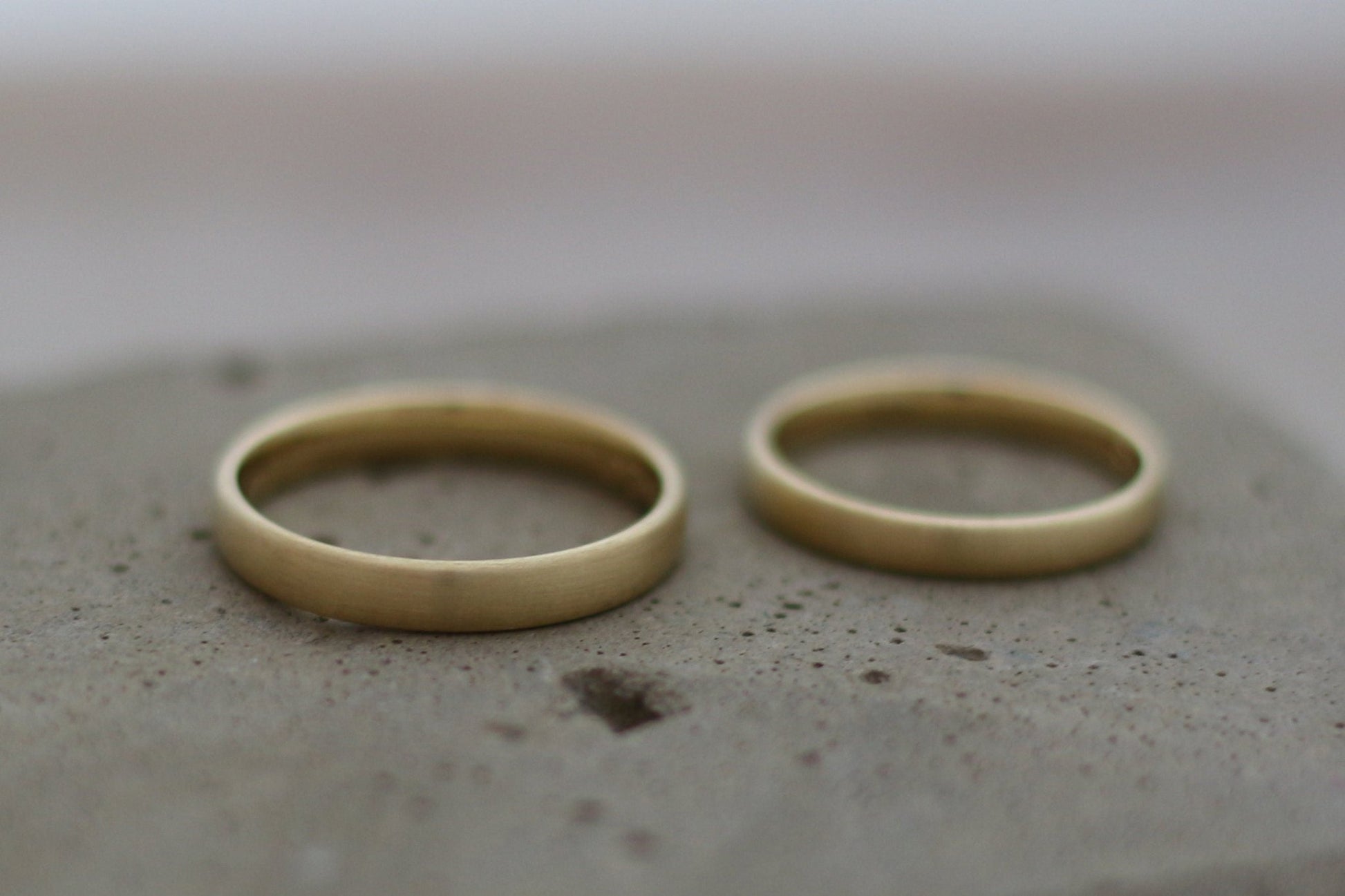 Gelbgold Eheringe (alle Legierungen) | klassisch, oval - Goldschmiede Miret