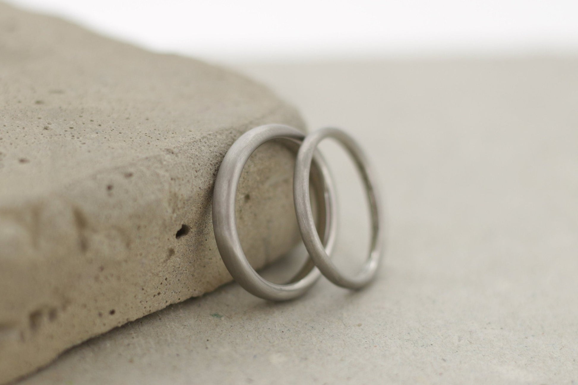 Platin Eheringe (600/952) - Goldschmiede Miret