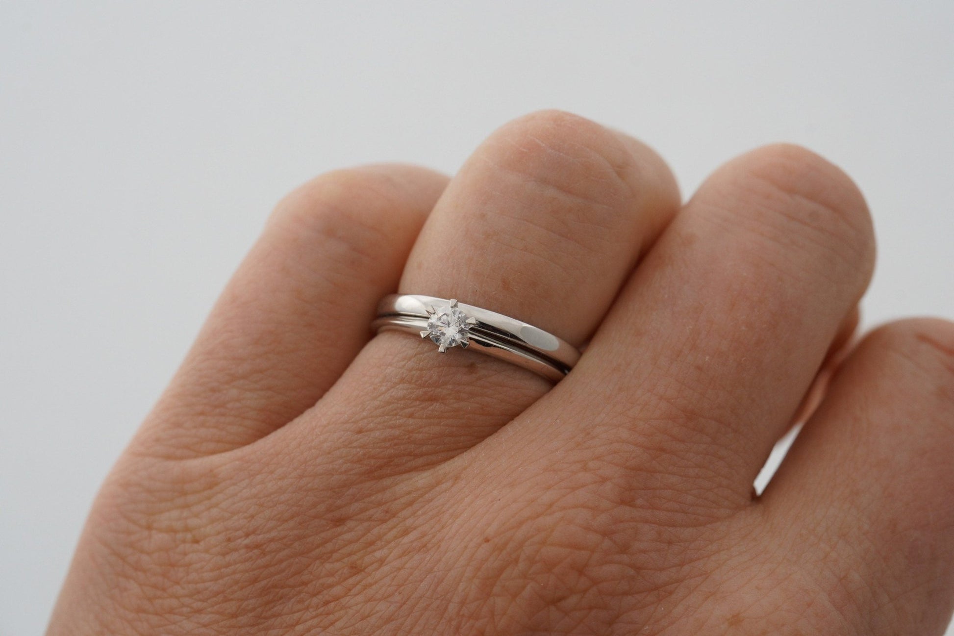 Platin Verlobungsring (950) | besetzt mit Brillanten - Goldschmiede Miret
