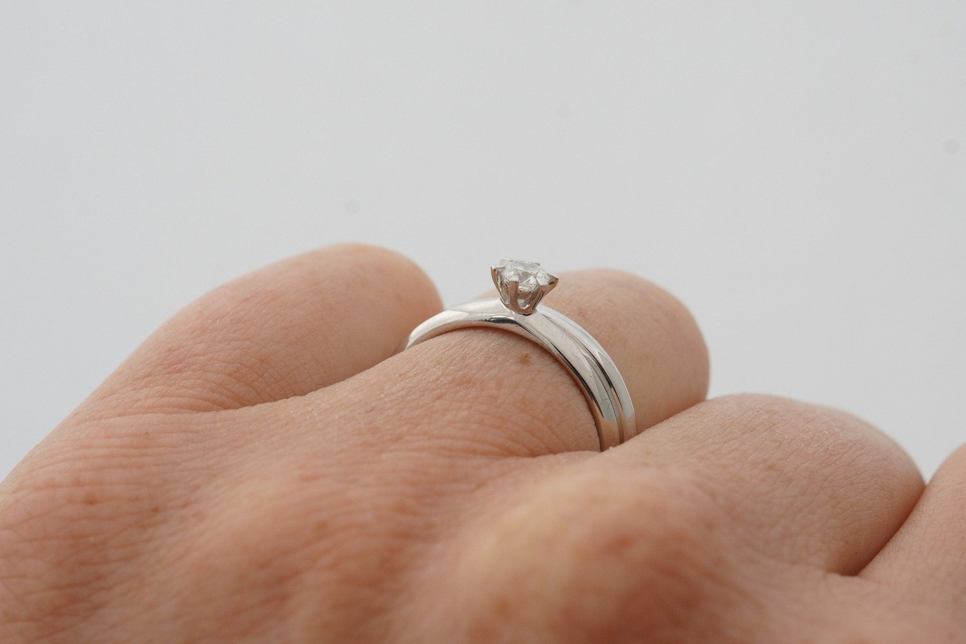 Platin Verlobungsring (950) | besetzt mit Brillanten - Goldschmiede Miret