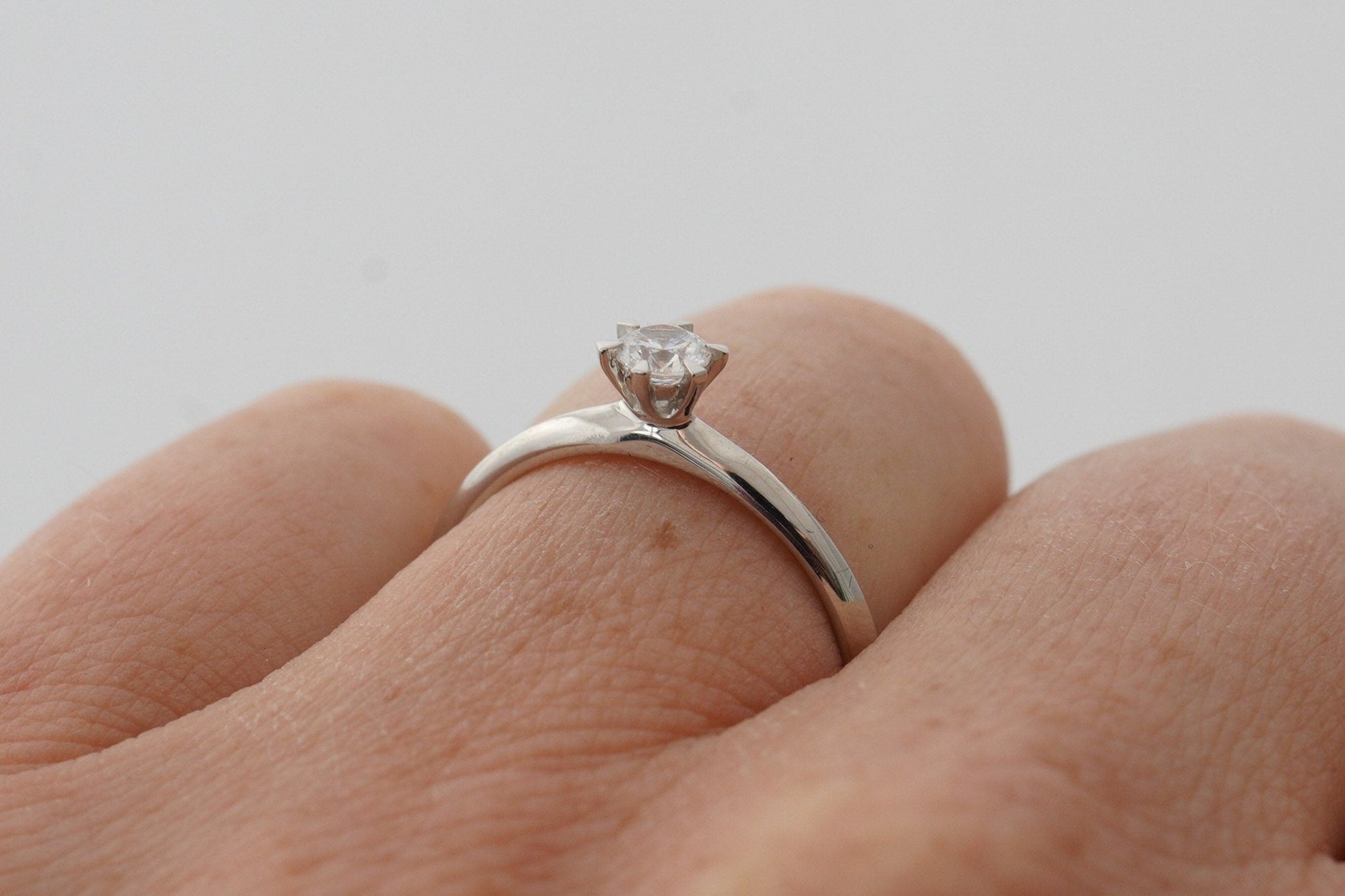 Platin Verlobungsring (950) | besetzt mit Brillanten - Goldschmiede Miret