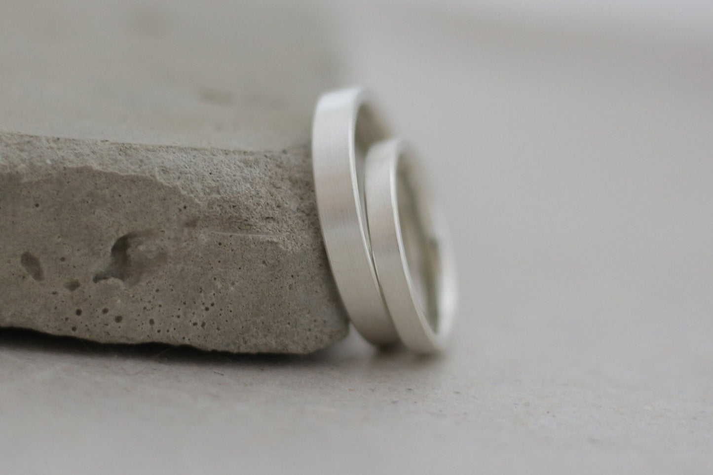 Silber Eheringe (925) | gerade - Goldschmiede Miret