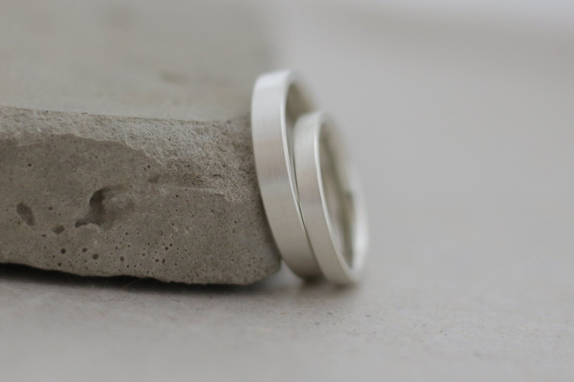 Silber Eheringe (925) | gerade - Goldschmiede Miret