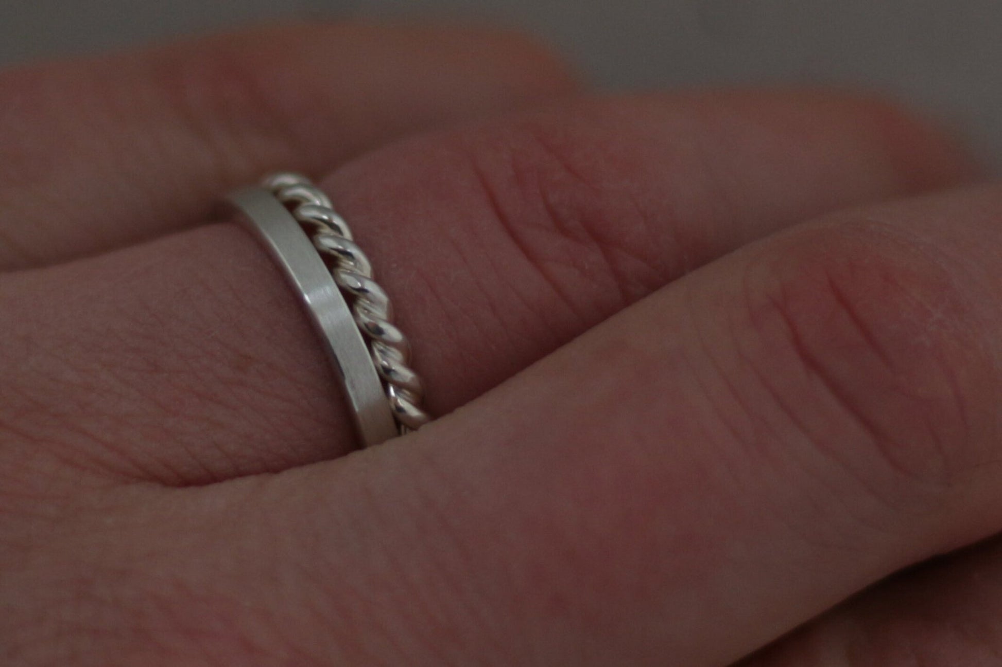 Silber Zusteckring |Stapelring | Vorsteckring - Goldschmiede Miret