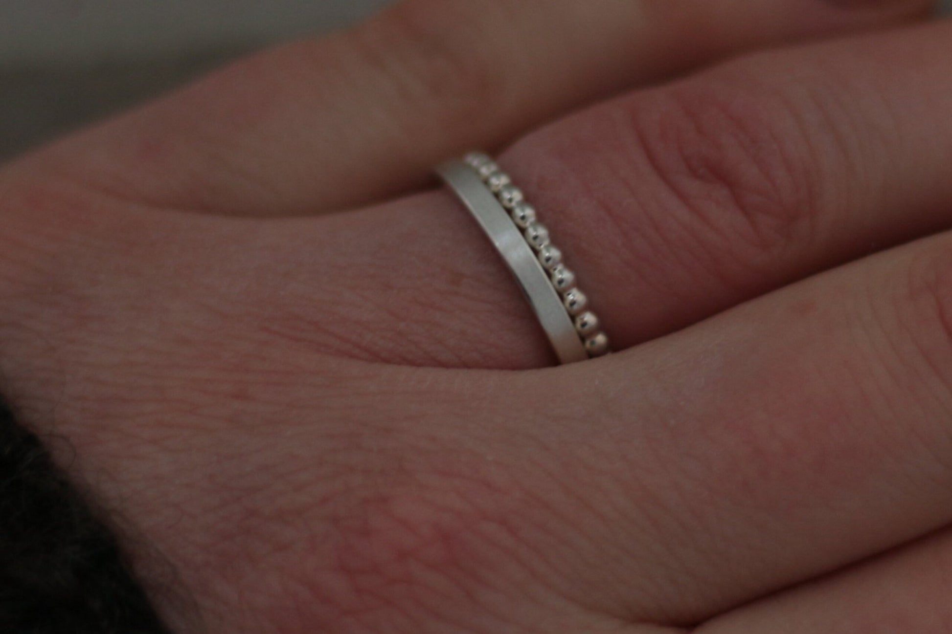 Silber Zusteckring |Stapelring | Vorsteckring - Goldschmiede Miret